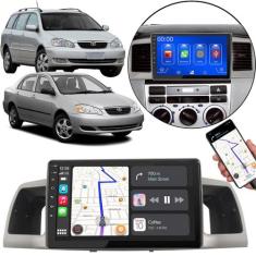 Kit Multimidia MP5 CarPlay 9 Polegadas Corolla Fielder 2003 2004 2005 