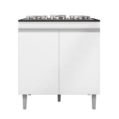 Balcão Para Cooktop Andréia 2 Portas Branco Ajl