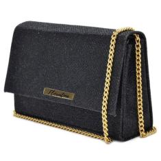 Bolsa Festa Balada Social Casual Clutch Alça Corrente Glitter - Florat