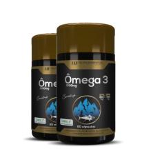 2x omega 3 importado eua concentrado 60caps 1450mg - HF SUPLEMENTOS, P