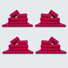 Jogo de Toalhas 20 pçs Coleção Montreal 100% Algodão Rosa - Toalhas Be