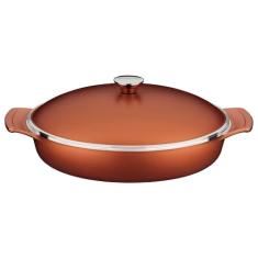 Tramontina Frigideira C/Alca 32Cm 4,3L Lyon Dourado - Aluminio Com Revestimento Antiaderente
