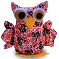 Peso De Porta Decorativo Coruja