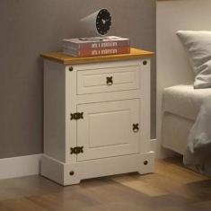 Mesa de Cabeceira 1 Gaveta 1 Porta Smile - Yescasa