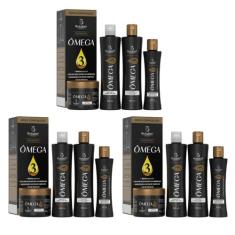 Kit 3 Capilar Ômega 3 Hidratação e Nutrição - Bio Instinto