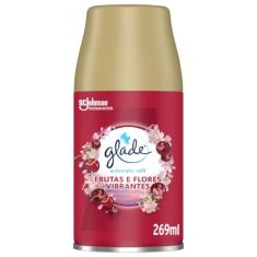 Glade Aromatizador de Ambiente Automático, Frutas e Flores Vibrantes, Refil 260ml
