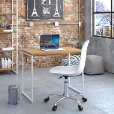 Escrivaninha Nanda Mel e Branca 90 cm