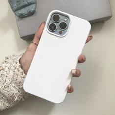 Capa de telefone de silicone líquido roxo escuro para iPhone 15 Pro Max 14 13 12 11 Pro Max XR XS X 15ProMax Capa protetora completa, branca, para iPhone xr