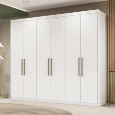 Roupeiro Casal 6 Portas Agatha Branco