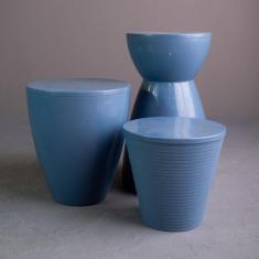 Conjunto 3 Banquetas Rad Fluo Moly - Im In Home