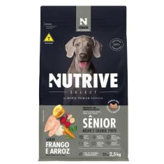 Ração Seca Nutrive Select Frango e Arroz para Cães Sênior Porte Médio 
