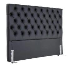 Cabeceira Sonho Paris King 1,95m Em material sintético Preto - Sonho C