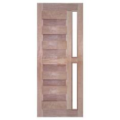 Porta de Madeira Maciça Espanhola Para Vidro Casmavi de Cedro Arana - 