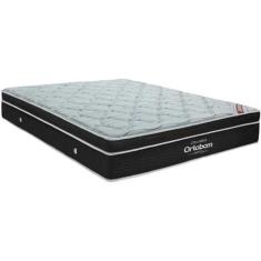Colchão Queen Elegant Superpocket 158x198x28 Ortobom, PRETO