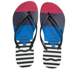 Chinelo Havaianas Slim Harmony, Branco, Preto, 39/40