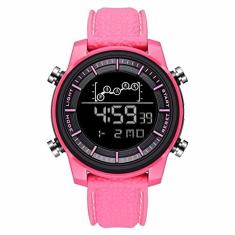 Relógio Digital Masculino 1556 à Prova D´ Água Rosa