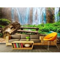 Papel de Parede Paisagens Cachoeira45 - 1,00 X 2,00 - Voce Decorando