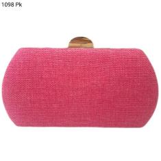 Bolsa Social Clutch Noite / Festa / Casamento / Balada em Rafia 1098 -