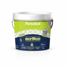 Rejunte Acrílico Premium Portokoll 1 Kg Cinza Platina