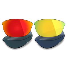Mryok 2 pares de lentes polarizadas de reposição para óculos de sol Oakley Half Jacket 2.0 – Opções