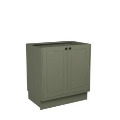 Balcão de Cozinha 80cm 2 Portas Sevilha Verde Hill