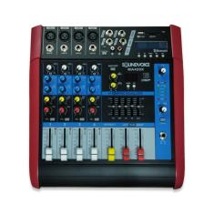 Mesa De Som Amplificada 400w 4 Canais Ma 420x - Soundvoice