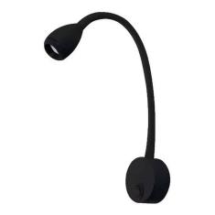 Kit 7 Arandela Articulavel Led Preto 3000K Leitura Quarto