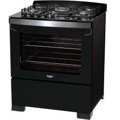 Fogão Dako Diplomata 5 Bocas Automático Mesa de Vidro Tripla Chama