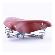 Selim Modelo Antigo Couro 3 Molas - Marrom