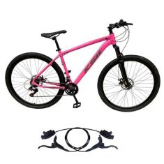 Bicicleta Feminina Aro 29 Alumínio KSW XLT 100 21v Disco Hidráulico Su