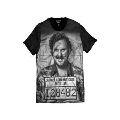 Camiseta El Patron Preso Cartel Medelin Masculina-Masculino