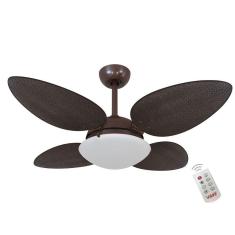 Ventilador Premium Tabaco 220V E Controle Remoto
