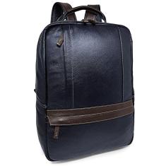 Mochila Executiva Masculina De Couro Para Notebook