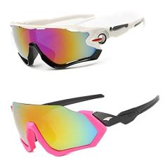 Óculos De Sol Bike Ciclismo Feminino Proteção Uv Kit 2 Peças