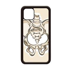 Capa de esqueleto humano simples para iPhone 11 Pro Max para Apple Mobile Case