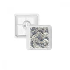 DIYthinker China Blue Dragon Wave Line Painting Repeat Keycap Teclado Mecânico PBT Gaming Upgrade Kit