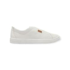 Tênis Feminino Anacapri Slip On Elástico Branco-Feminino