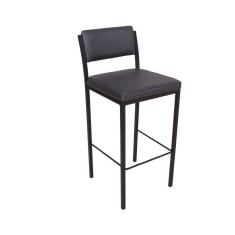 Banqueta Estilo Industrial Onix Ambiente Principal Escritório Preto/Bege