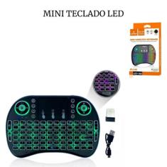 Mini Teclado Touchpad RPG Bluetooth LED para  Smart TV Notebook Projet