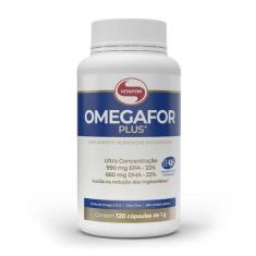 Omegafor Plus 1000mg 120 cápsulas - Vitafor