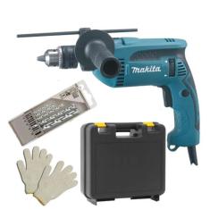 Furadeira Impacto 1/2 760w Makita Hp1640 + Acessórios, 110V