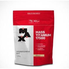 Mass Titanium 17500 (1,4kg) - Sabor: Baunilha - Max Titanium