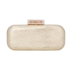 Adoptfade Bolsas femininas grandes com strass para noite, Dourado