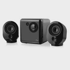 Caixa de Som 2.1 Multilaser Subwoofer 15W rms USB Preto/Grafite SP166