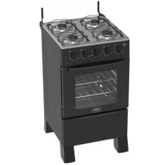 Fogão Ares Plus 4 bocas Preto