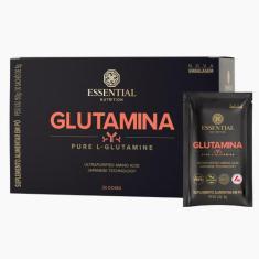 Glutamina 150g (30 Sachês de 5g) Essential Nutrition, Natural