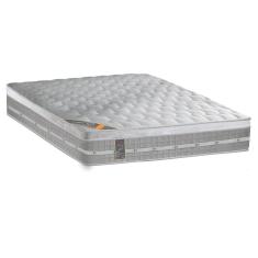  Colchão Viúva Espuma Visco Gel Molas Ensacadas Pocket Premium Euro Pillow (128x188x32) - Castor
