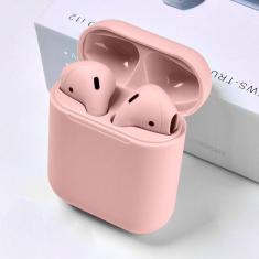 Fone de Ouvido I12 Touch Bluetooth - rosa