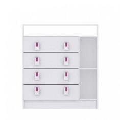 Cômoda de Bebê 4 Gavetas Baby - Móveis Percasa