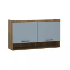 Armário Aéreo Maleiro Modulado 145cm 2 Portas Basculantes Paris Lucian